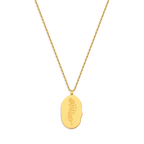 Birth Flower Pendant Necklace