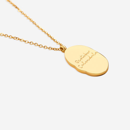 Birth Flower Pendant Necklace