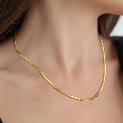 Herringbone Chain Necklace