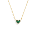 Dainty Heart Paperclip Necklace