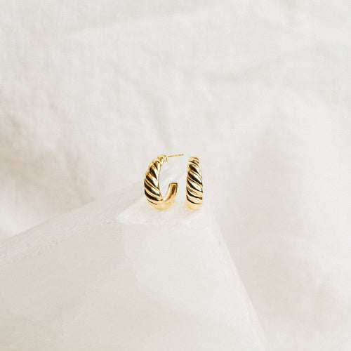Croissant Twist Earrings