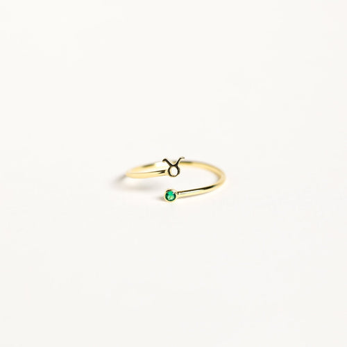 Zodiac Birthstone Ring