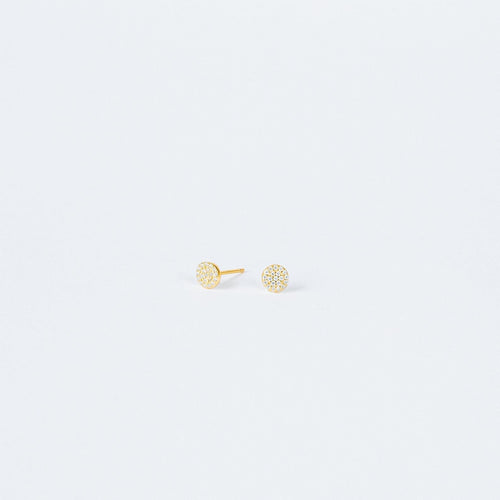 Pave Round Studs