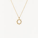 Pave Sun Necklace