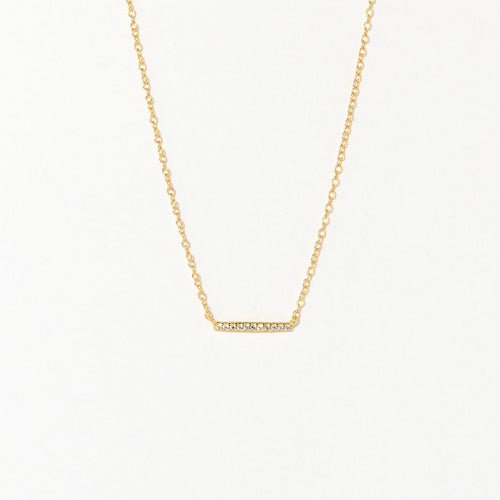 Pave Bar Necklace