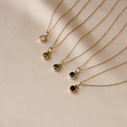 Embrace Your Birthstone with Our Dainty Birthstone Necklace