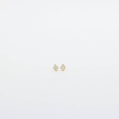 Avery Pave Diamond Stud Earrings