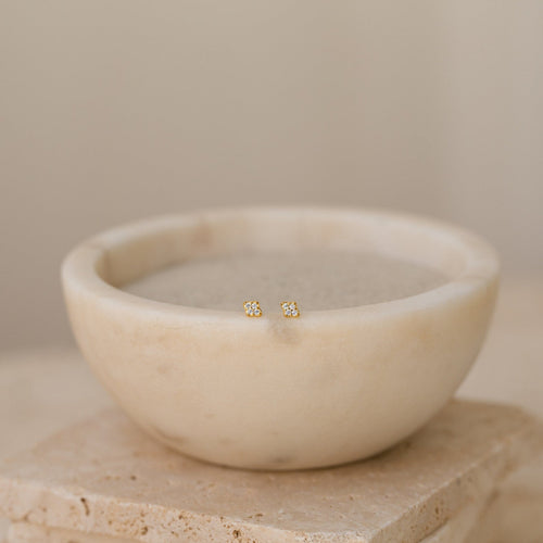 Avery Pave Diamond Stud Earrings