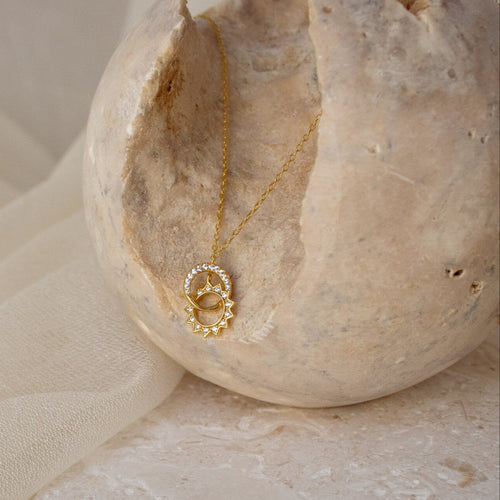 Sun & Moon Eternity Necklace