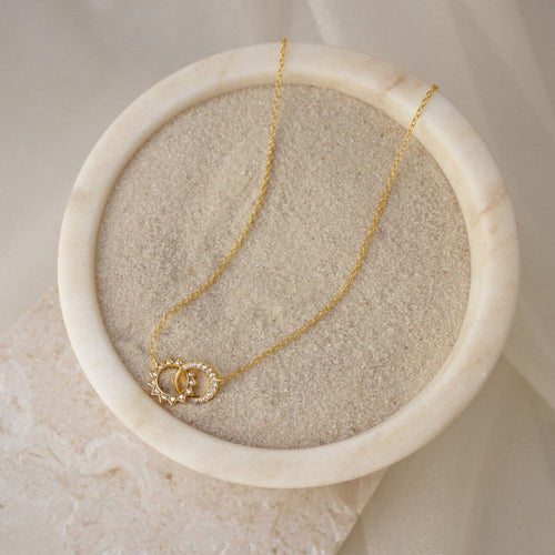 Sun & Moon Eternity Necklace