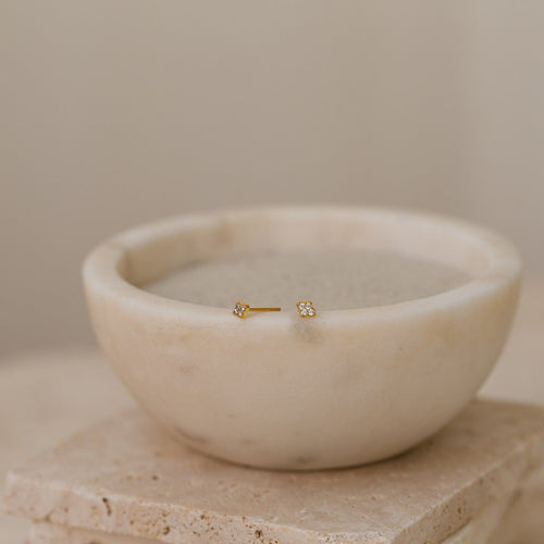 Avery Pave Diamond Stud Earrings