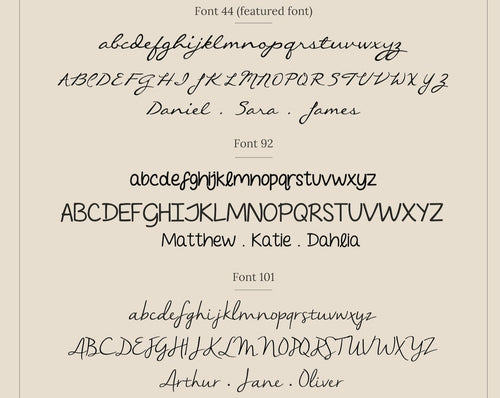 Callie Name Necklace