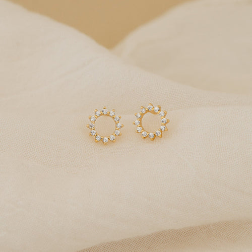 Helen Diamond Sun Studs