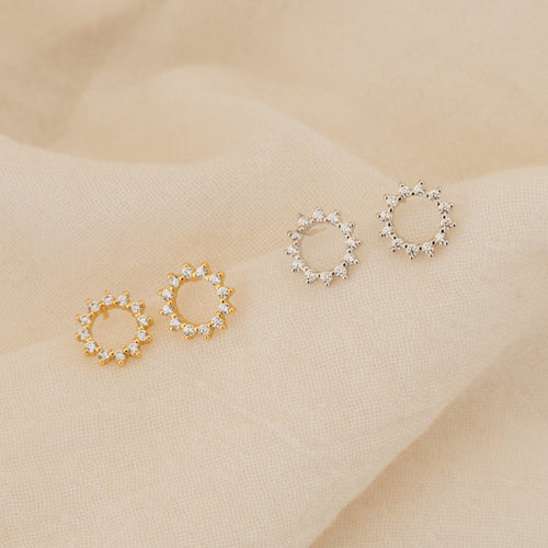Helen Diamond Sun Studs