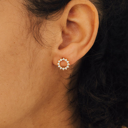 Helen Diamond Sun Studs