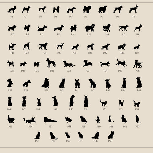 Duo Pet Initial Wrap Ring