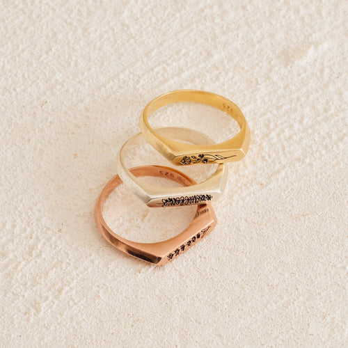 Eternal Remembrance: The Personalized Bar Ring