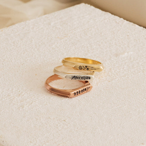 Eternal Remembrance: The Personalized Bar Ring