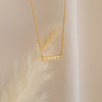 Diamond Bar Necklace