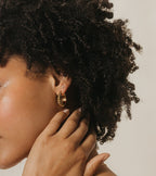 Sylvie Bold Croissant Hoops