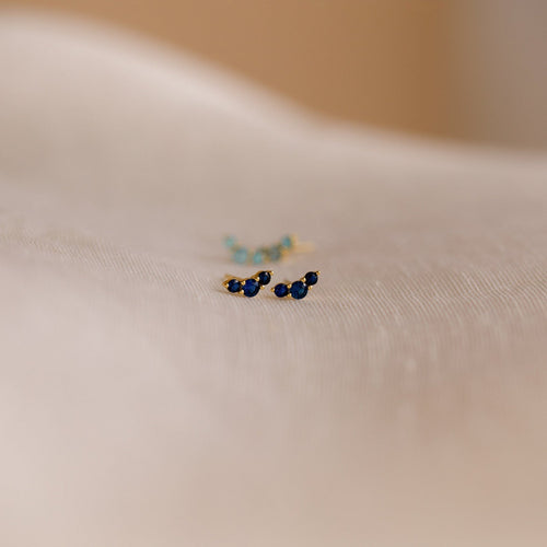 Bella Birthstone Stud Earrings