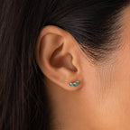 Bella Birthstone Stud Earrings