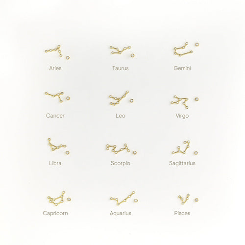 Constellation Zodiac Earrings