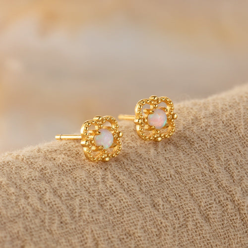 Alora Opal Stud Earrings