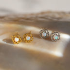 Alora Opal Stud Earrings