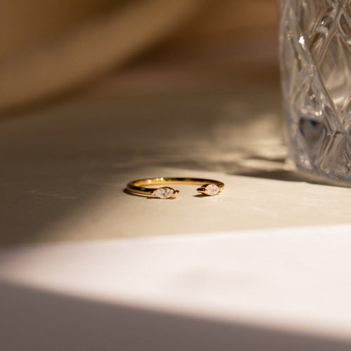 Elevate Your Style with the Celeste Duo Marquise Ring