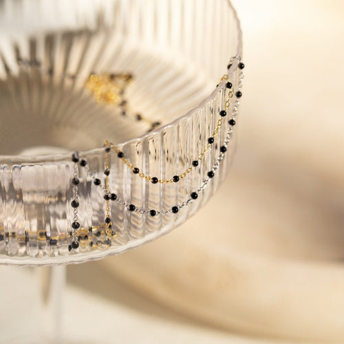 Groovy Beaded Charm Station Necklace