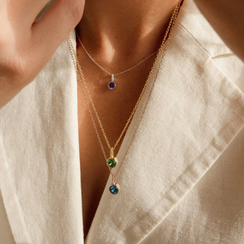 Embrace Your Birthstone with Our Dainty Birthstone Necklace