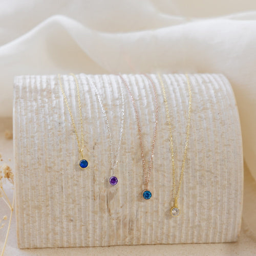 Embrace Your Birthstone with Our Dainty Birthstone Necklace