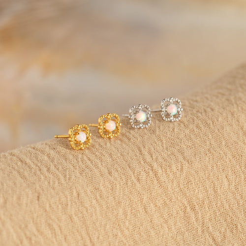 Alora Opal Stud Earrings