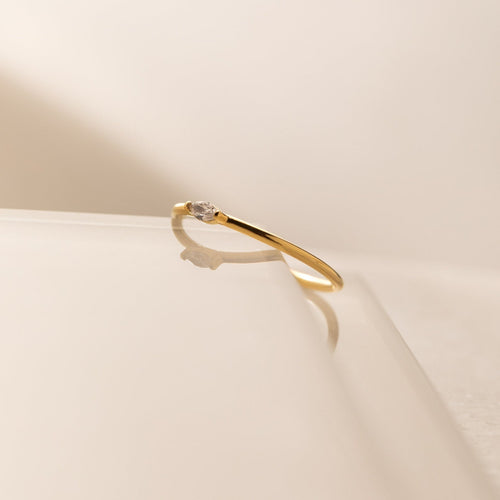 Custom Marquise Birthstone Ring