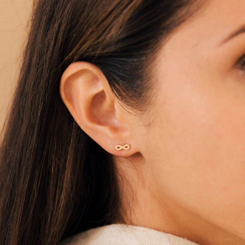 Pave Infinity Studs