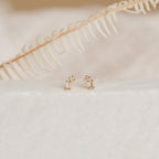 Blair Diamond Drop Stud Earrings