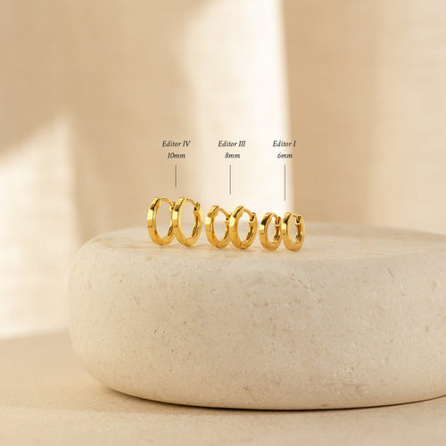 Editor Huggie Earrings