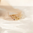 Curve Birthstone Ring