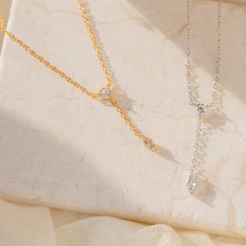 Diamond Lariat Necklace