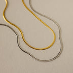 Minimalist Snake Chain Necklace