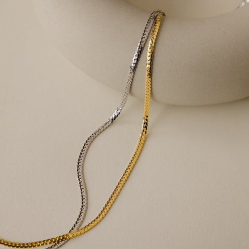 Minimalist Snake Chain Necklace