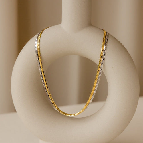 Minimalist Snake Chain Necklace