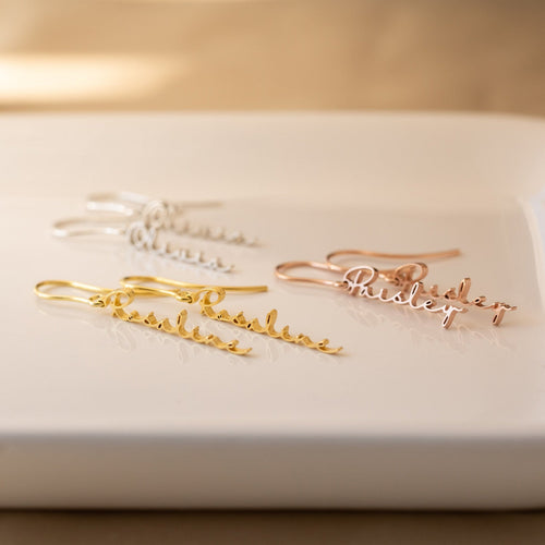 Personalized Name Earrings