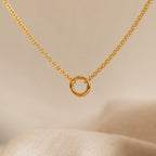 Versatile Minimalist Circle Necklace