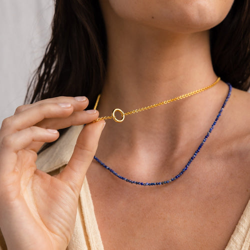 Versatile Minimalist Circle Necklace
