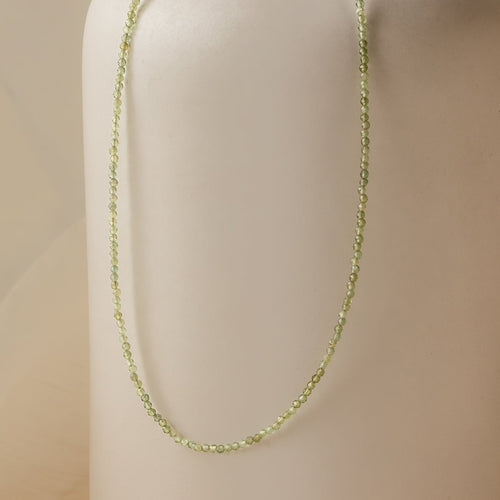 Tranquil Light Green Beaded Necklace