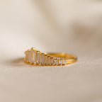 Art Deco Diamond Chandelier Ring