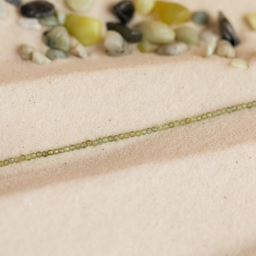 Tranquil Light Green Beaded Necklace