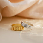 Customizable 3D Name Plate Ring